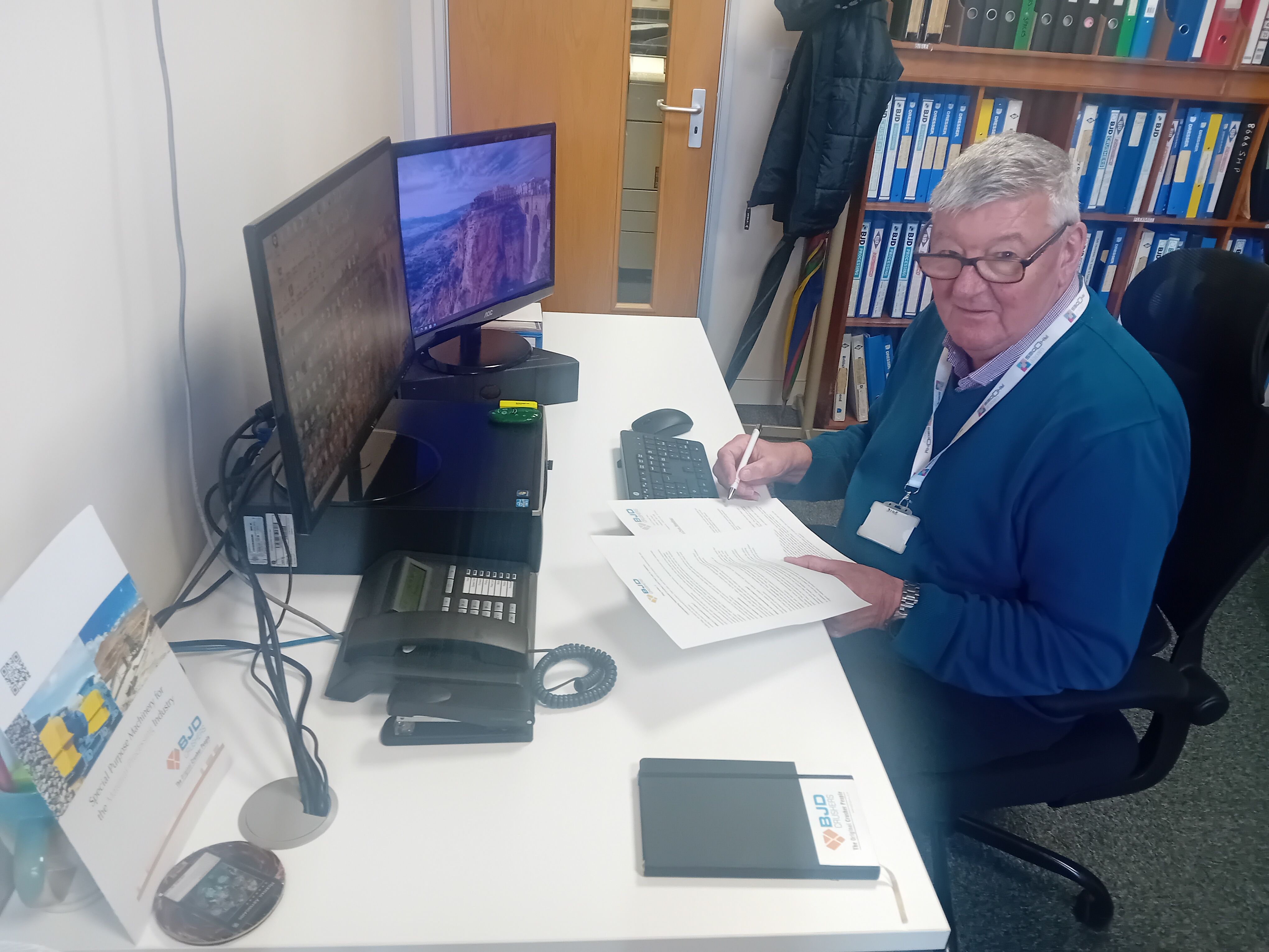 Steve originally joined BJD Crushers (British Jeffrey Diamond) in 1975, originally working in the machine shop and then moving onto Quality 